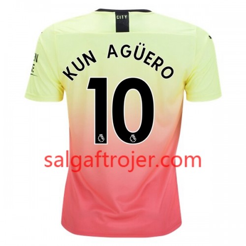 Manchester City Fodboldtrøjer Kun Aguero 10 3. sæt 2019/20 Kort ærmer Manchester City Fodboldtrøjer Kun Aguero 10 3. sæt 2019/20 Kort ærmer